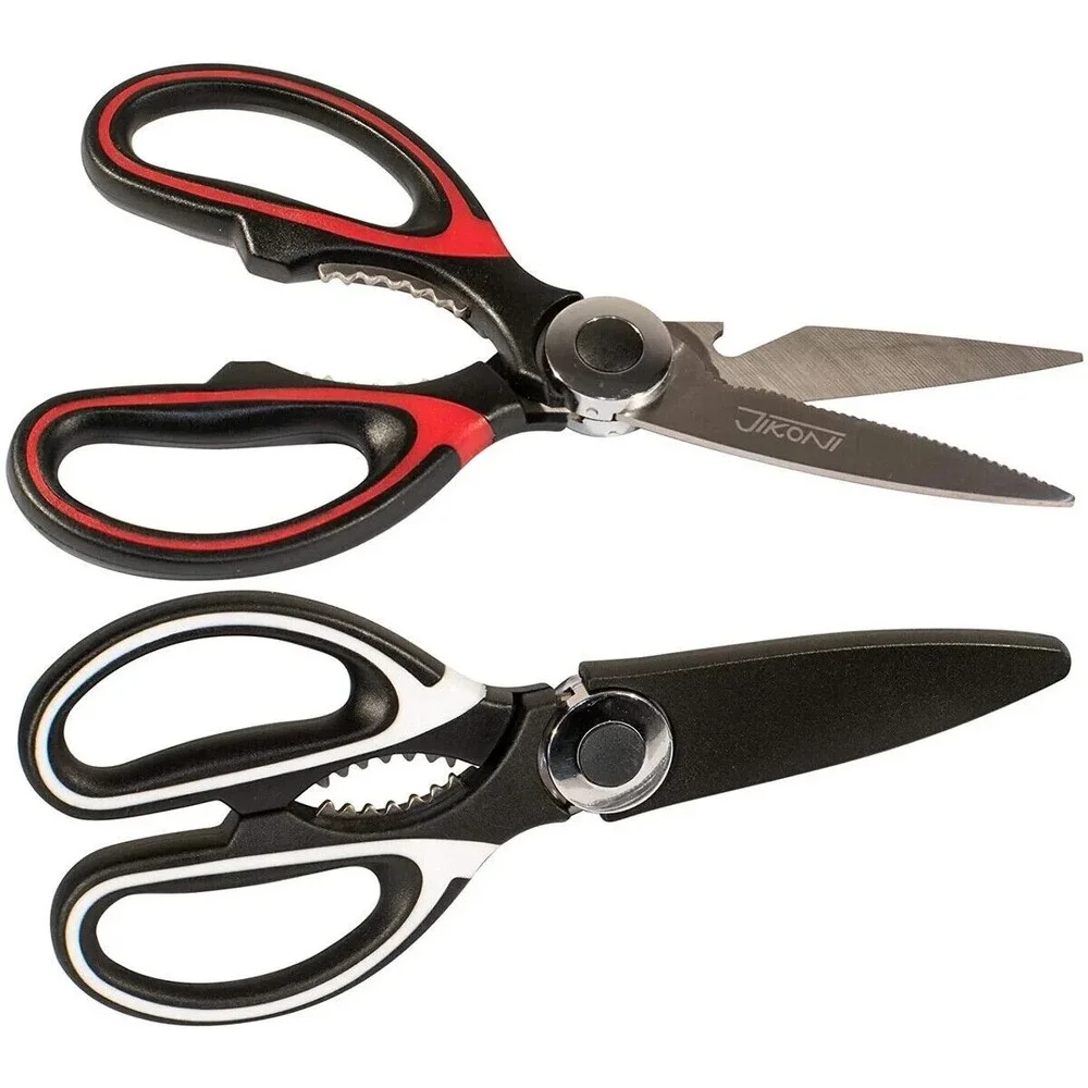 2 Pack Heavy Duty Kitchen Scissors Multi Tool Food Meat Vegetable Shear